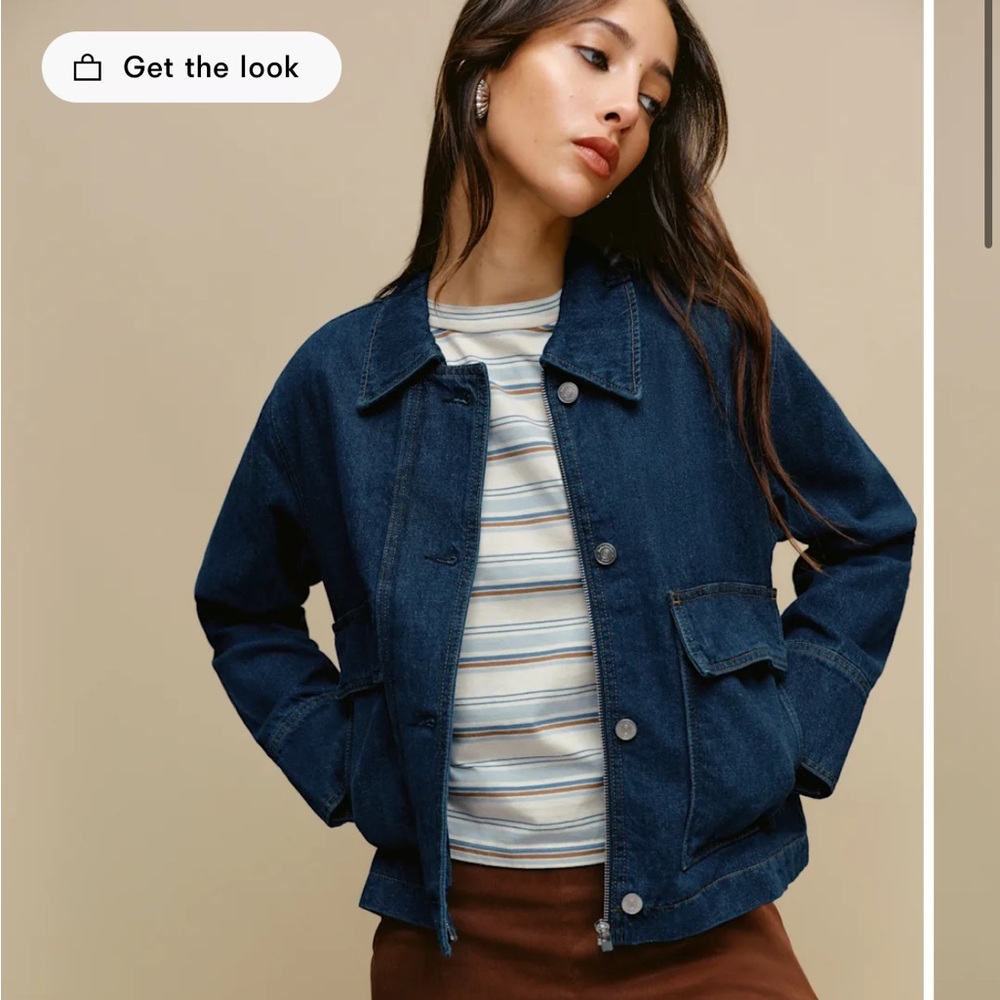 Reformation Oakley Jean Jacket